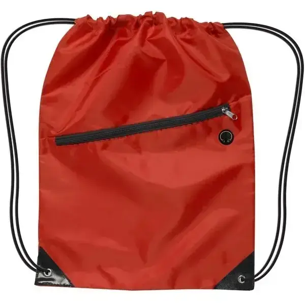 Ba lô thể thao dây kéo cá nhân 210d chất liệu polyester phong cách