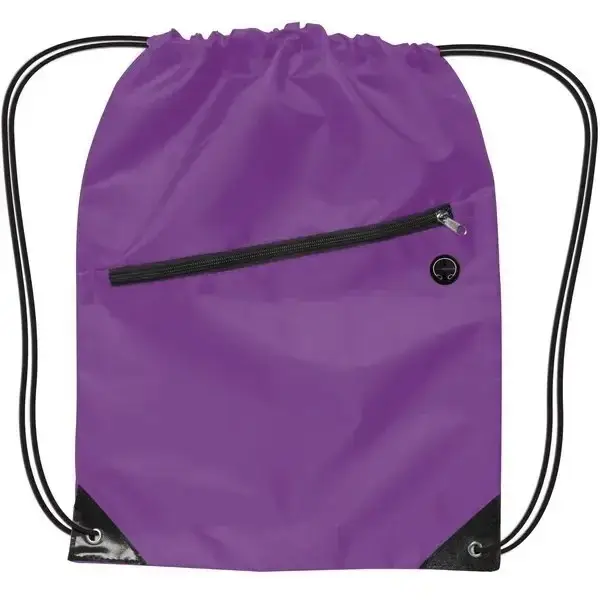 Ba lô thể thao dây kéo cá nhân 210d chất liệu polyester phong cách