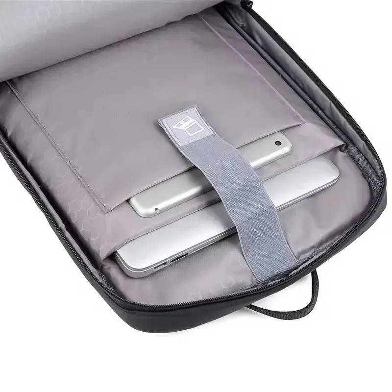Balo nam chất lượng tốt cho laptop, túi xách thời trang có cổng sạc USB hình ảnh 16-description