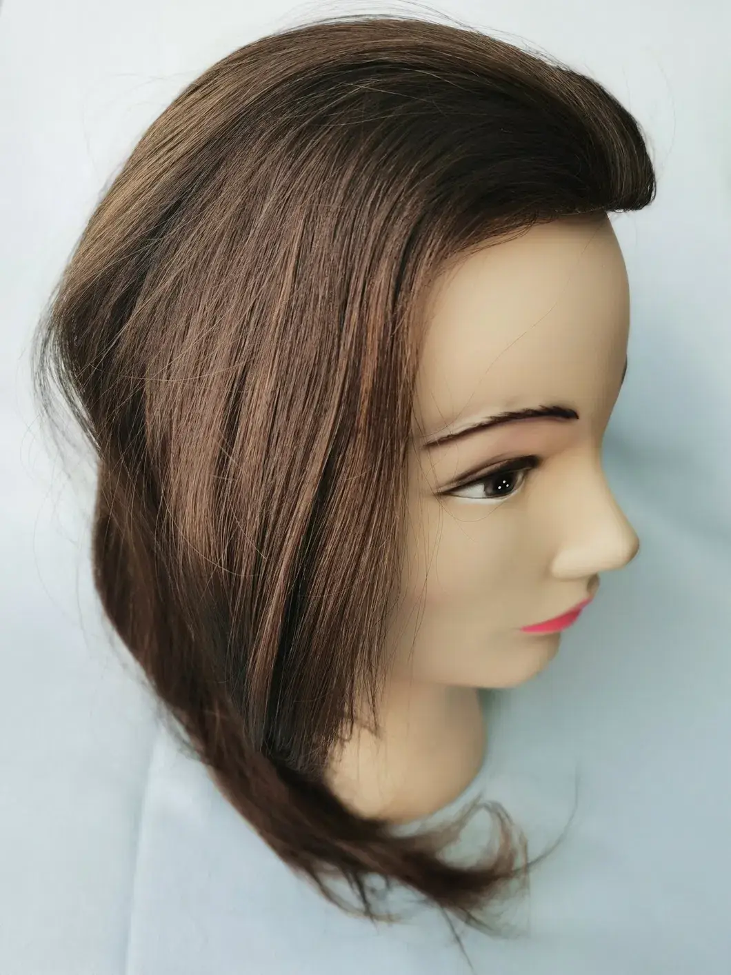 Tóc lụa tự nhiên được làm tay theo yêu cầu, với công nghệ tiêm lưới từ tóc người Remy hình ảnh 18-description