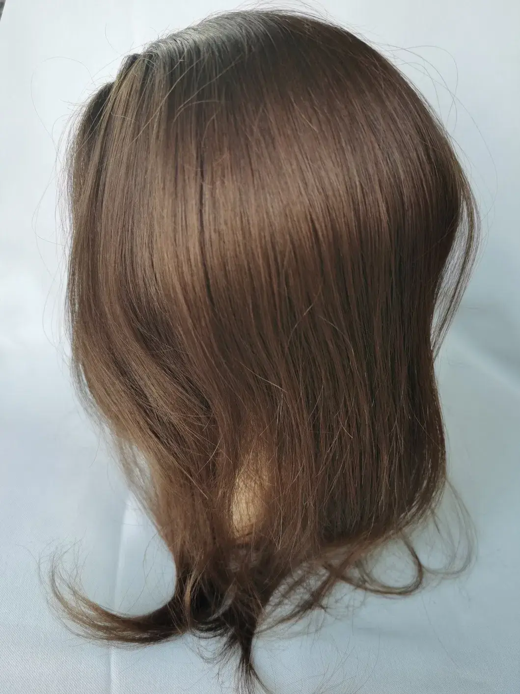 Tóc lụa tự nhiên được làm tay theo yêu cầu, với công nghệ tiêm lưới từ tóc người Remy hình ảnh 14-description