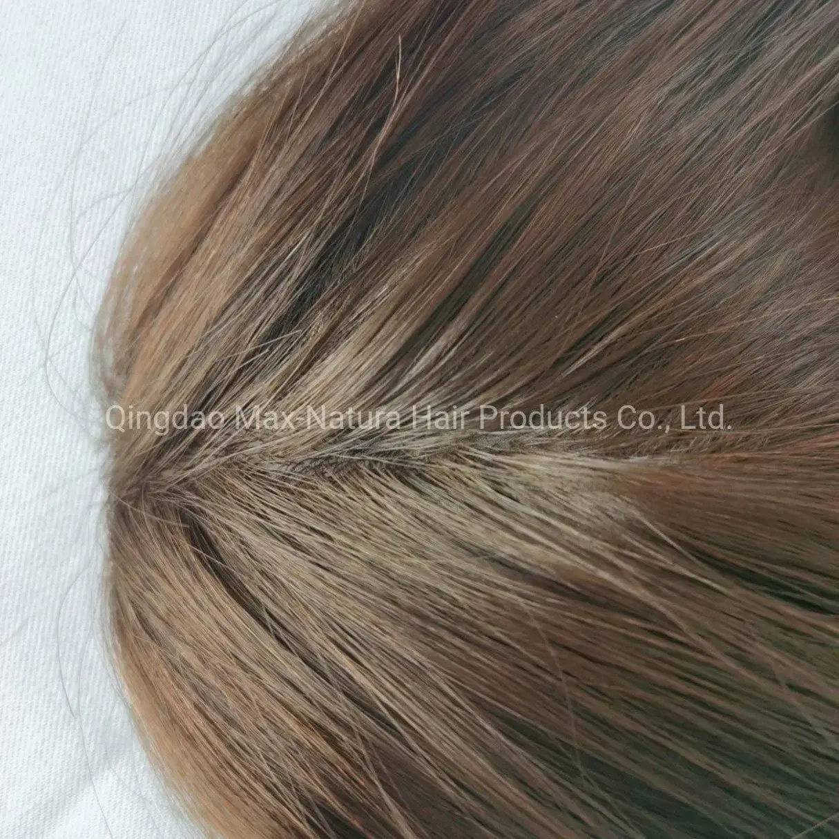 Tóc lụa tự nhiên được làm tay theo yêu cầu, với công nghệ tiêm lưới từ tóc người Remy