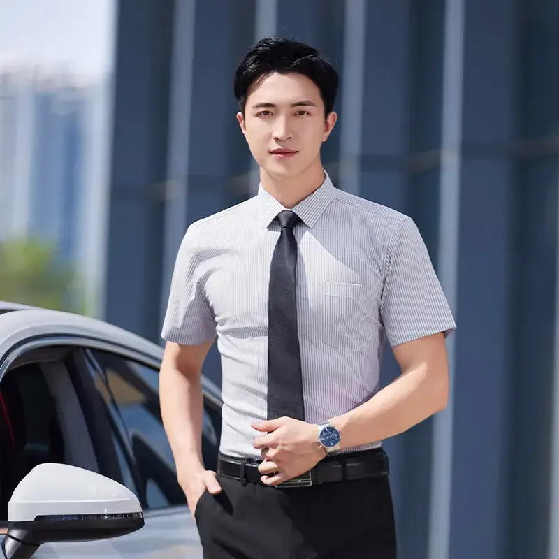 Áo sơ mi ngắn tay nam nữ được cá nhân hóa, thông thoáng từ thương hiệu OEM