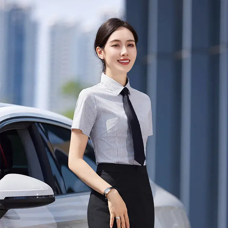 Áo sơ mi ngắn tay nam nữ được cá nhân hóa, thông thoáng từ thương hiệu OEM