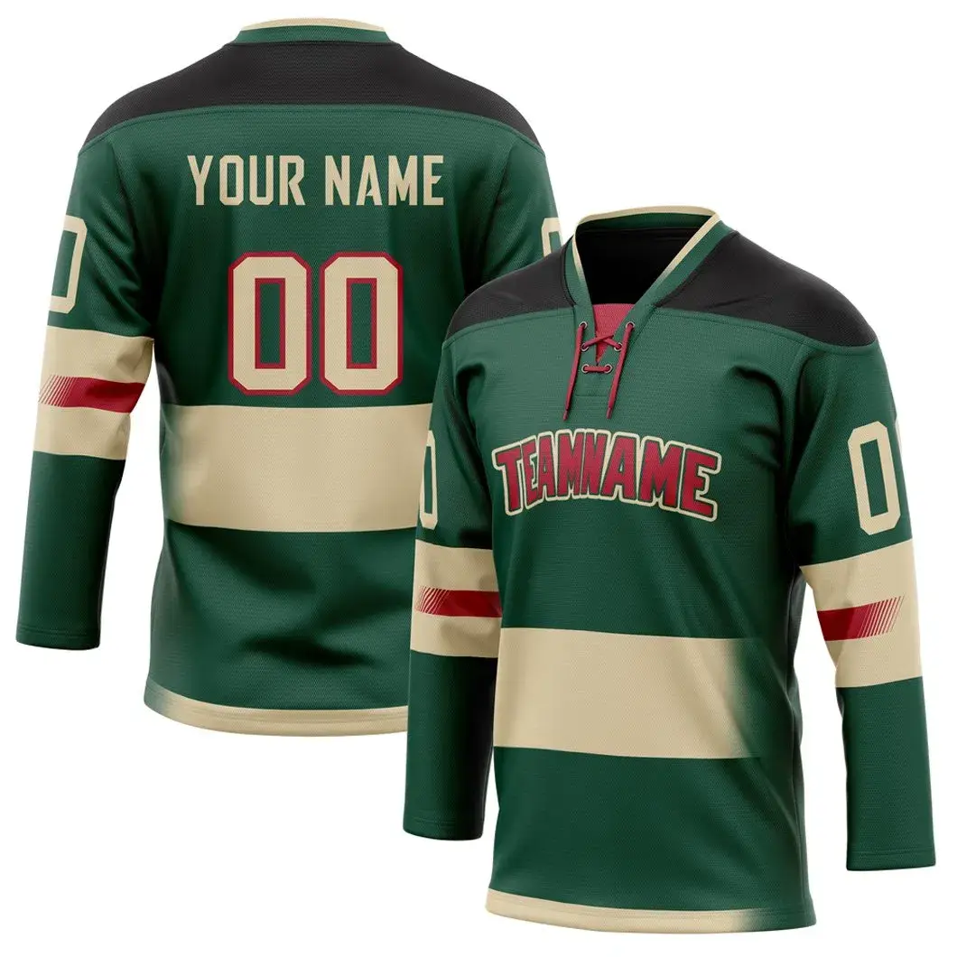 Ao đội tập hockey băng mẫu OEM, in theo yêu cầu cho trẻ em