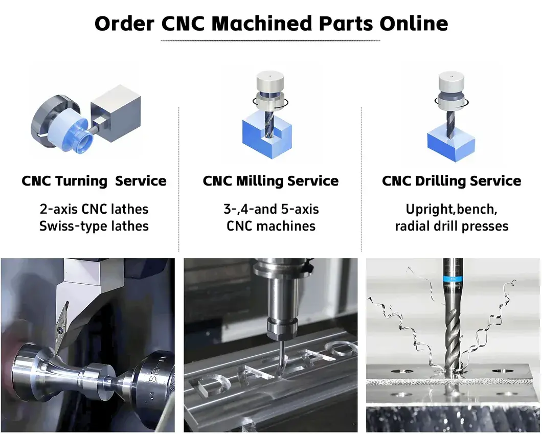 Bộ phận chế tạo chính xác từ nhôm, đồng, đồng thau và thép không gỉ được tùy chỉnh bằng công nghệ tiện CNC hình ảnh 13-description