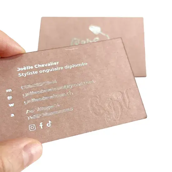 Thiết kế và in ấn tự thiết kế danh thiếp chất lượng cao