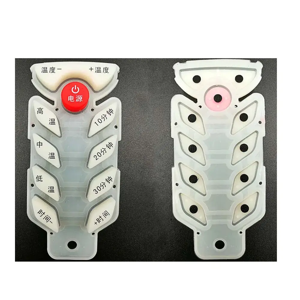 Nút silicone đèn nền tùy chỉnh, nút cao su chuyển đổi linh hoạt