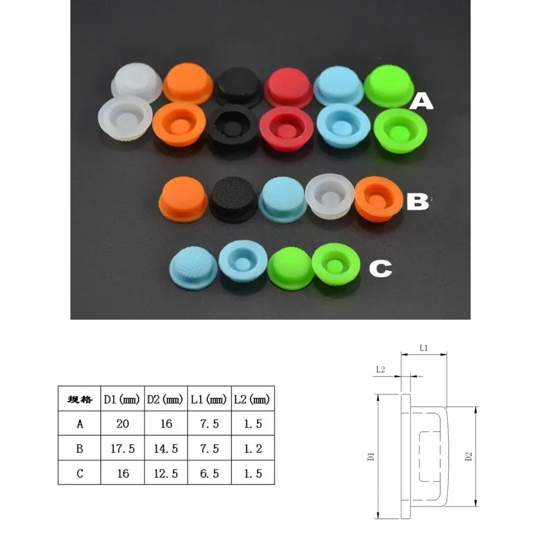 Nút silicone đèn nền tùy chỉnh, nút cao su chuyển đổi linh hoạt hình ảnh 14-description