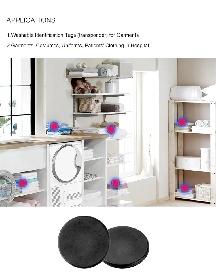 Thẻ NFC chống nước có thể giặt PPS 13.56MHz Hf RFID với kích thước tùy chỉnh hình ảnh 14-description