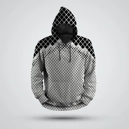 Áo hoodie unisex thể thao với họa tiết camo và chất liệu polyester spandex độc đáo