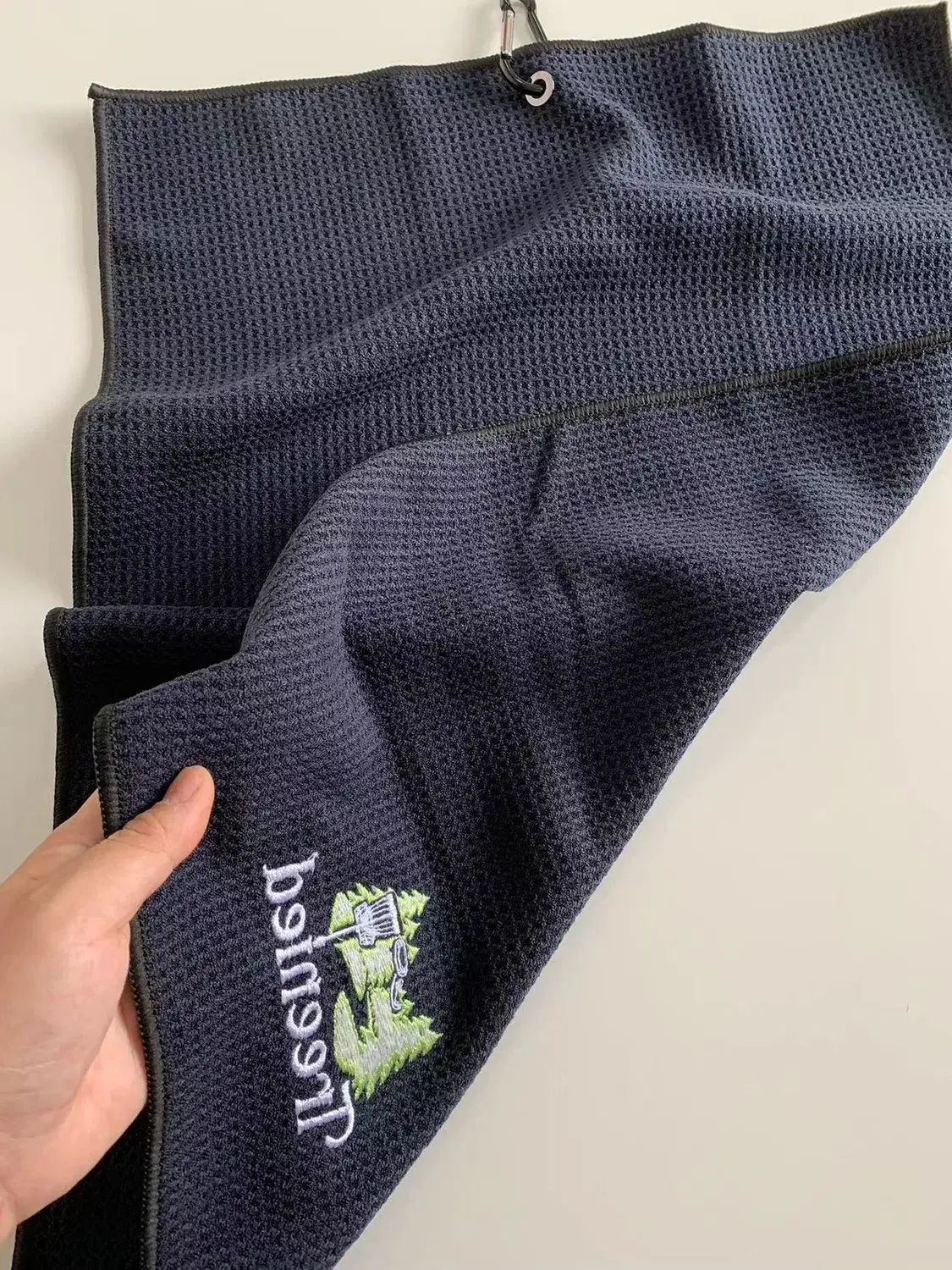 Khăn golf cotton in logo cá nhân, đa dạng màu sắc và số lượng, 3 lần gấp