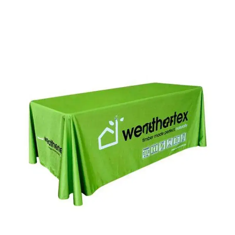 Vải polyester co giãn tùy chỉnh cho khăn trải bàn sự kiện và tiệc cưới - Kích thước 6FT