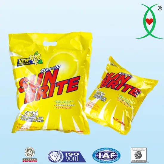 Bột giặt tùy chỉnh với thương hiệu cá nhân