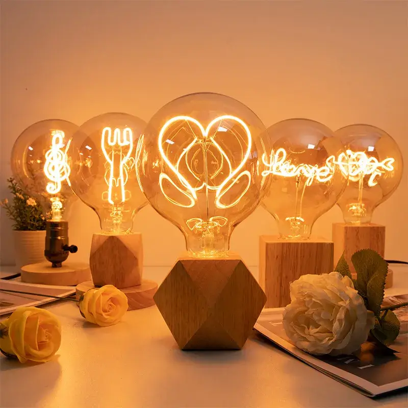 Chọn mua đèn bóng Amber tùy chỉnh với đầu E27 linh hoạt A60 G95 G125 hình ảnh 14-description