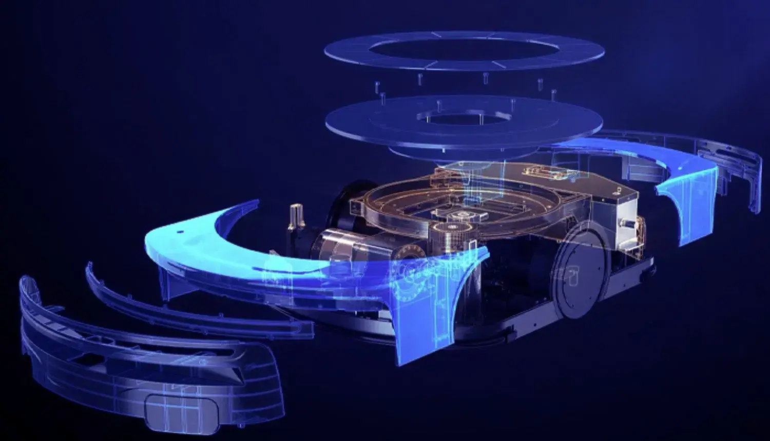 Robot tự động né tránh vật cản với kích thước linh hoạt dành cho hệ thống kho thông minh