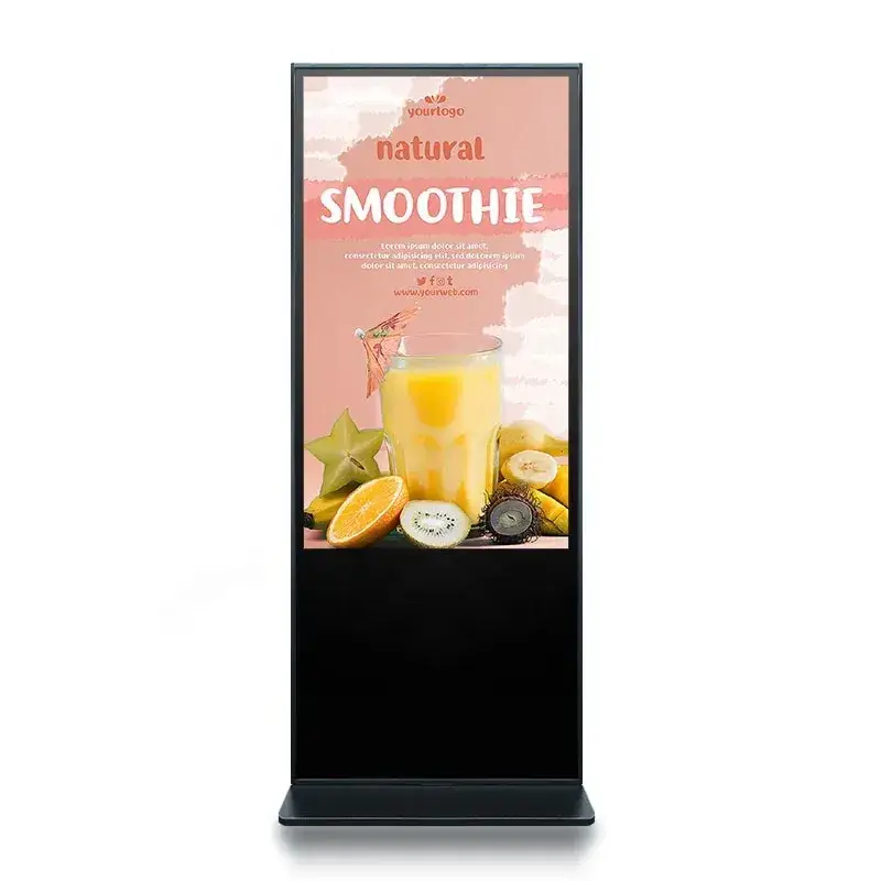 Màn hình LCD tương tác kỹ thuật số đứng 49 inch cho quảng cáo nội thất