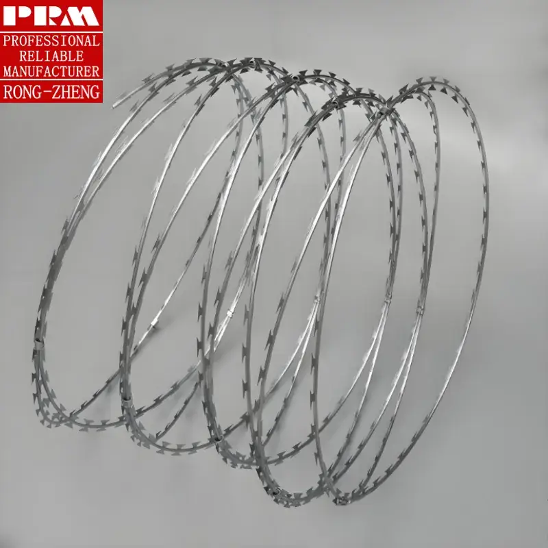 Dây thép gai đa năng Bto-22, chiều dài 450mm và tùy chỉnh, sử dụng để bảo vệ khu vực biên giới