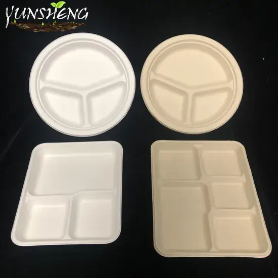Khay bảo vệ môi trường phân hủy từ nguyên liệu tự nhiên có thể tùy chỉnh kích thước và màu sắc