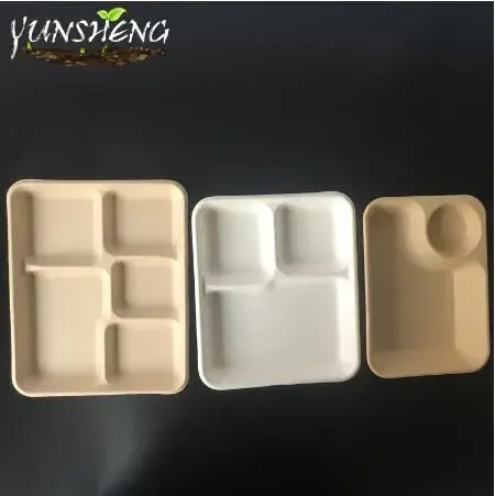 Khay bảo vệ môi trường phân hủy từ nguyên liệu tự nhiên có thể tùy chỉnh kích thước và màu sắc
