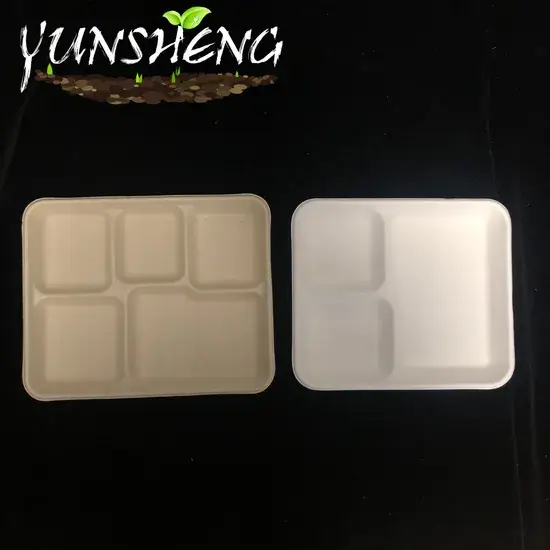 Khay bảo vệ môi trường phân hủy từ nguyên liệu tự nhiên có thể tùy chỉnh kích thước và màu sắc hình ảnh 1-description