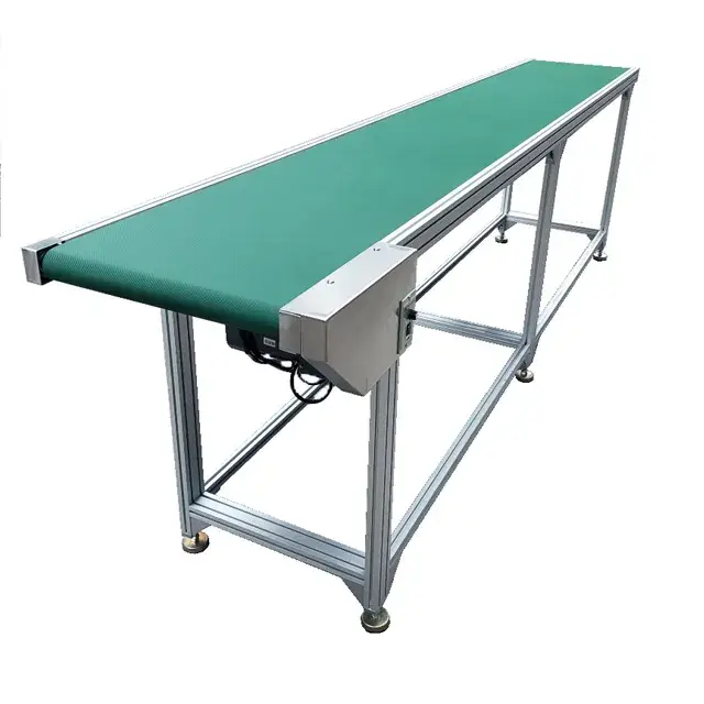 Băng tải PVC thiết kế theo yêu cầu cho máy vi sóng, băng chuyền chồng chéo không trùng lặp