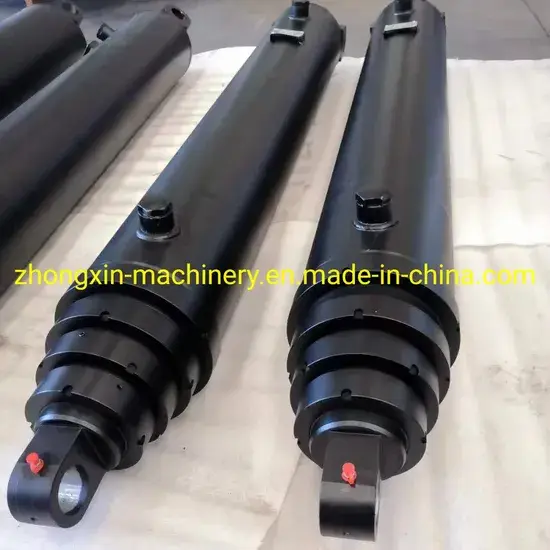 Xi lanh thủy lực tùy chỉnh cho xe ben, thiết kế đa tầng hiệu quả