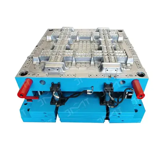Khuôn nhựa tiêm tạo ra pallet HDPE chất lượng cao cho nhu cầu logistics lớn hình ảnh 1-description