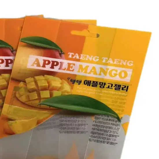 Bao bì nhựa in ấn tùy chỉnh với công nghệ niêm phong ba mặt cho đóng gói sản phẩm ăn uống