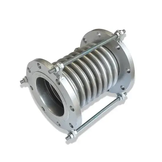 Khớp nối bellow kim loại linh hoạt kết nối flanged từ thép không gỉ tùy chỉnh chất lượng cao