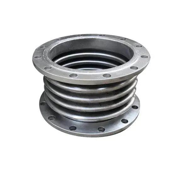 Khớp nối bellow kim loại linh hoạt kết nối flanged từ thép không gỉ tùy chỉnh chất lượng cao