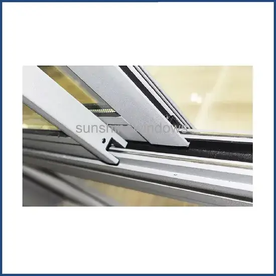 Cửa trượt nhựa UPVC chống va đập có thể điều chỉnh theo yêu cầu