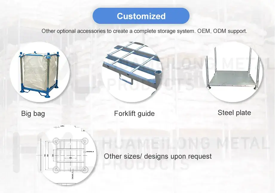 Vận chuyển công nghiệp: Tải nặng kim loại xếp chồng linh hoạt hình ảnh 14-description
