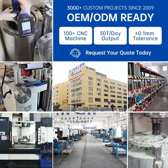 Ống thép không gỉ 600lbs có đường kính lớn DIN 2631~2638 cho bích mù hình số tám