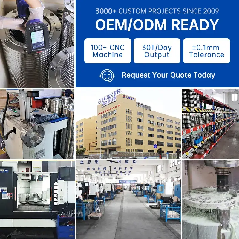 Ống thép không gỉ 600lbs có đường kính lớn DIN 2631~2638 cho bích mù hình số tám