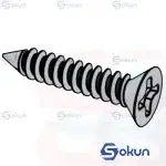 Vít tự khoan đầu phẳng DIN 7982 với rãnh chữ thập - Chuẩn sản phẩm chất lượng hình ảnh 15-description