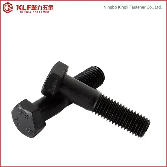Bu lông hex DIN933 8.8 với lớp phủ mạ kẽm chất lượng cao