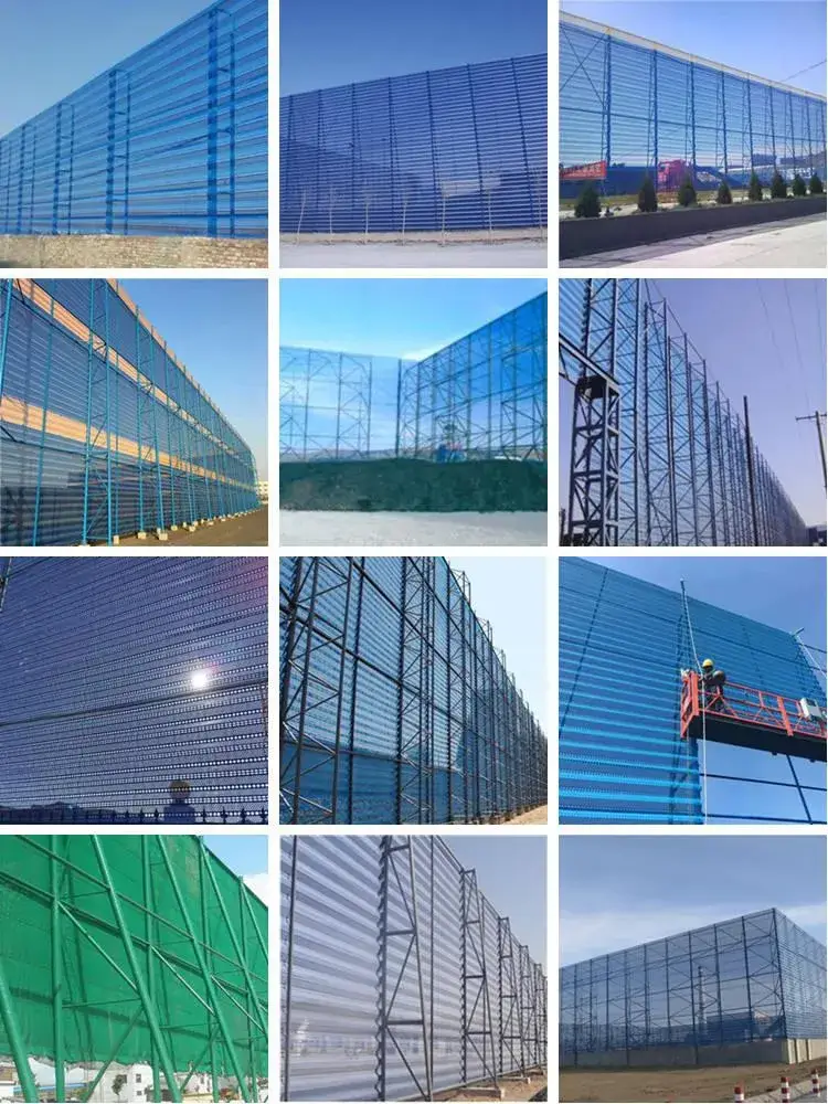 Màn lưới đục lỗ kim loại trang trí cho hàng rào chắn gió, hạn chế hiệu quả hình ảnh 21-description