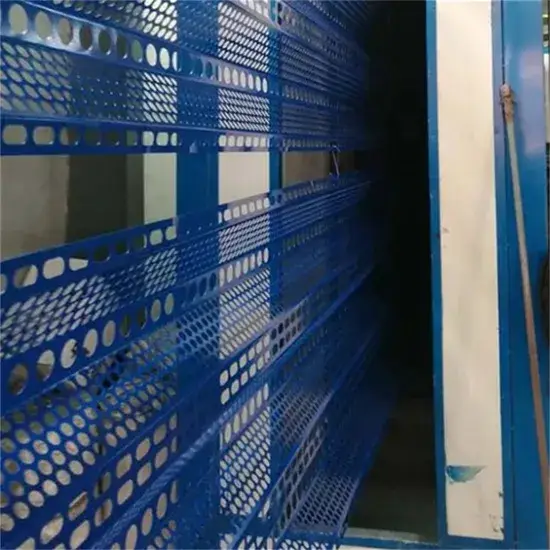 Màn lưới đục lỗ kim loại trang trí cho hàng rào chắn gió, hạn chế hiệu quả