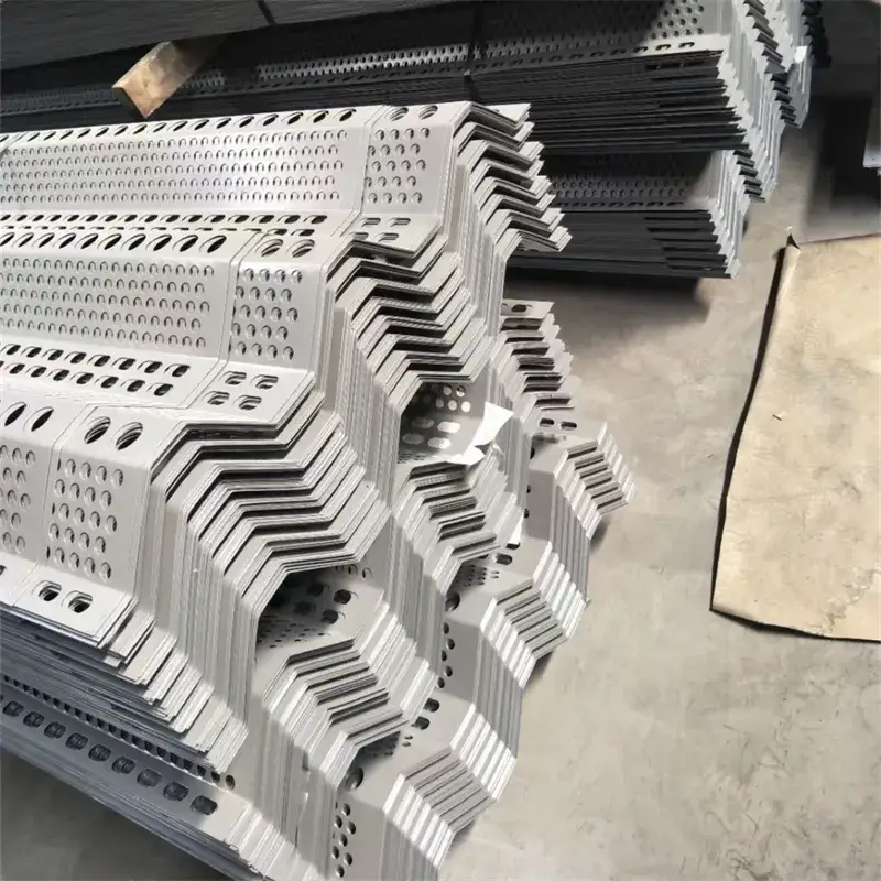 Màn lưới đục lỗ kim loại trang trí cho hàng rào chắn gió, hạn chế hiệu quả hình ảnh 22-description