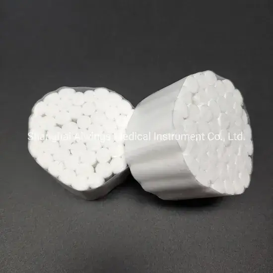 Cuộn bông sợi tinh khiết sử dụng một lần cho các dịch vụ nha khoa