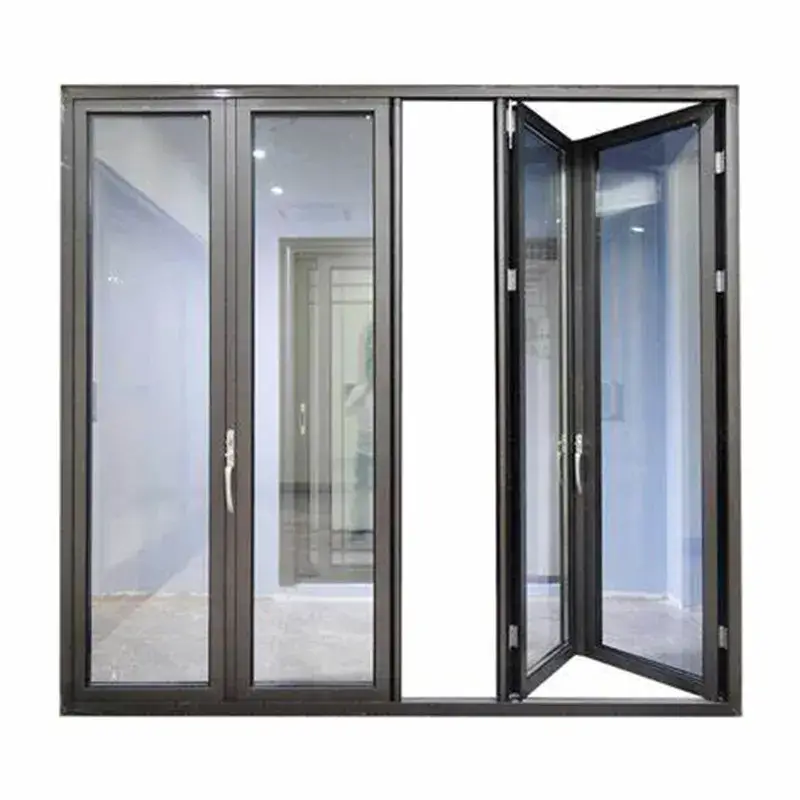 Cửa gập linh hoạt cho ban công và phòng tắm, sản phẩm cửa kim loại chất lượng