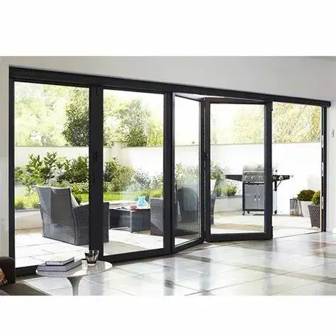 Cửa gập linh hoạt cho ban công và phòng tắm, sản phẩm cửa kim loại chất lượng