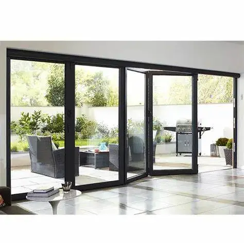Cửa gập linh hoạt cho ban công và phòng tắm, sản phẩm cửa kim loại chất lượng hình ảnh 1-description