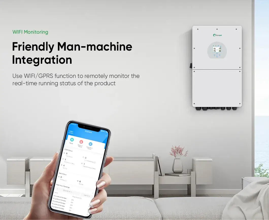 Biến tần Hybrid on-off Grid Deye 30kw 35kw 50kw - Thiết bị năng lượng mặt trời đa năng từ Đức hình ảnh 14-description