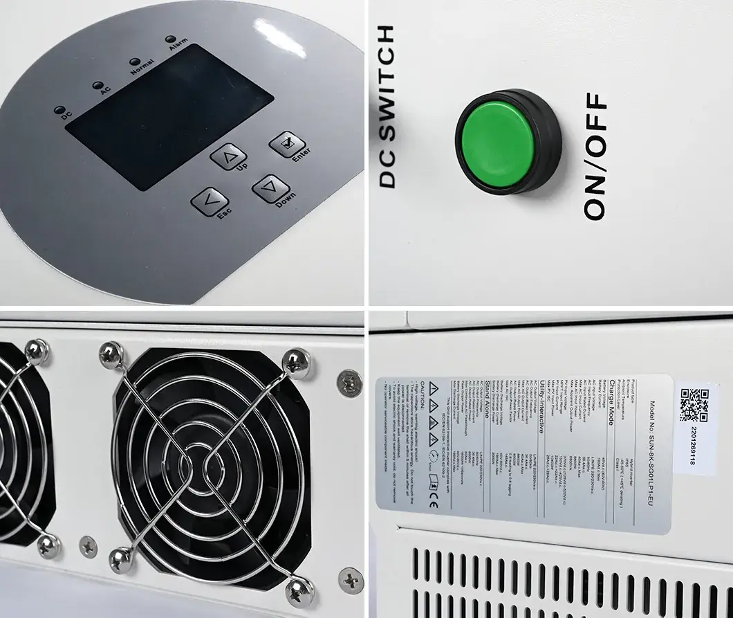 Biến tần Hybrid on-off Grid Deye 30kw 35kw 50kw - Thiết bị năng lượng mặt trời đa năng từ Đức hình ảnh 16-description