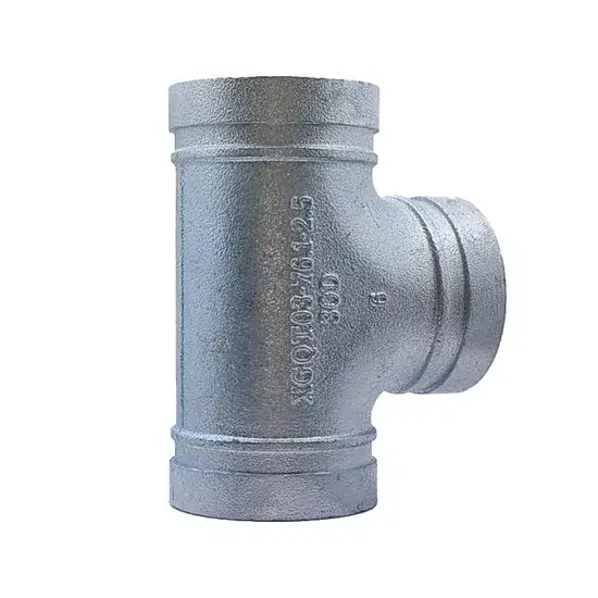 Phụ kiện nối rãnh 90 Tê FM, UL chất lượng cao cho hệ thống chữa cháy