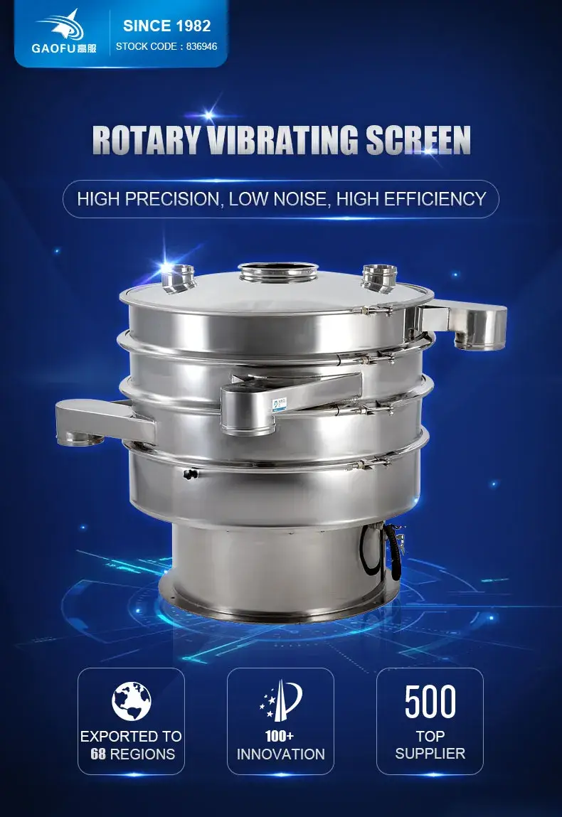 Thiết Bị Máy Sàng Rung 1000mm Phục Vụ Việc Lọc Dừa Nạo trong Ngành Công Nghiệp hình ảnh 12-description