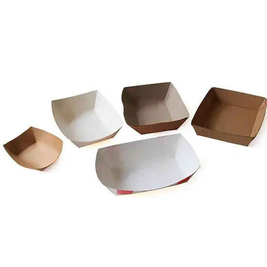 Máy tạo hộp giấy đa năng phục vụ cho các món bánh burger, khoai tây chiên, salad mang đi