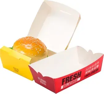 Máy tạo hộp giấy đa năng phục vụ cho các món bánh burger, khoai tây chiên, salad mang đi